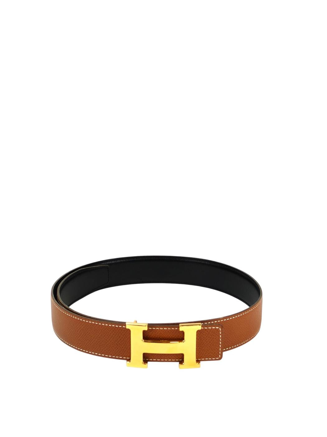 HERMES Constance Reversible H Belt Size 75 Control number: 11347