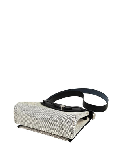 HERMES Herbag Zip 20 Mini Silver Hardware K-Stamp Shoulder Bag Beige Control Number: 11394