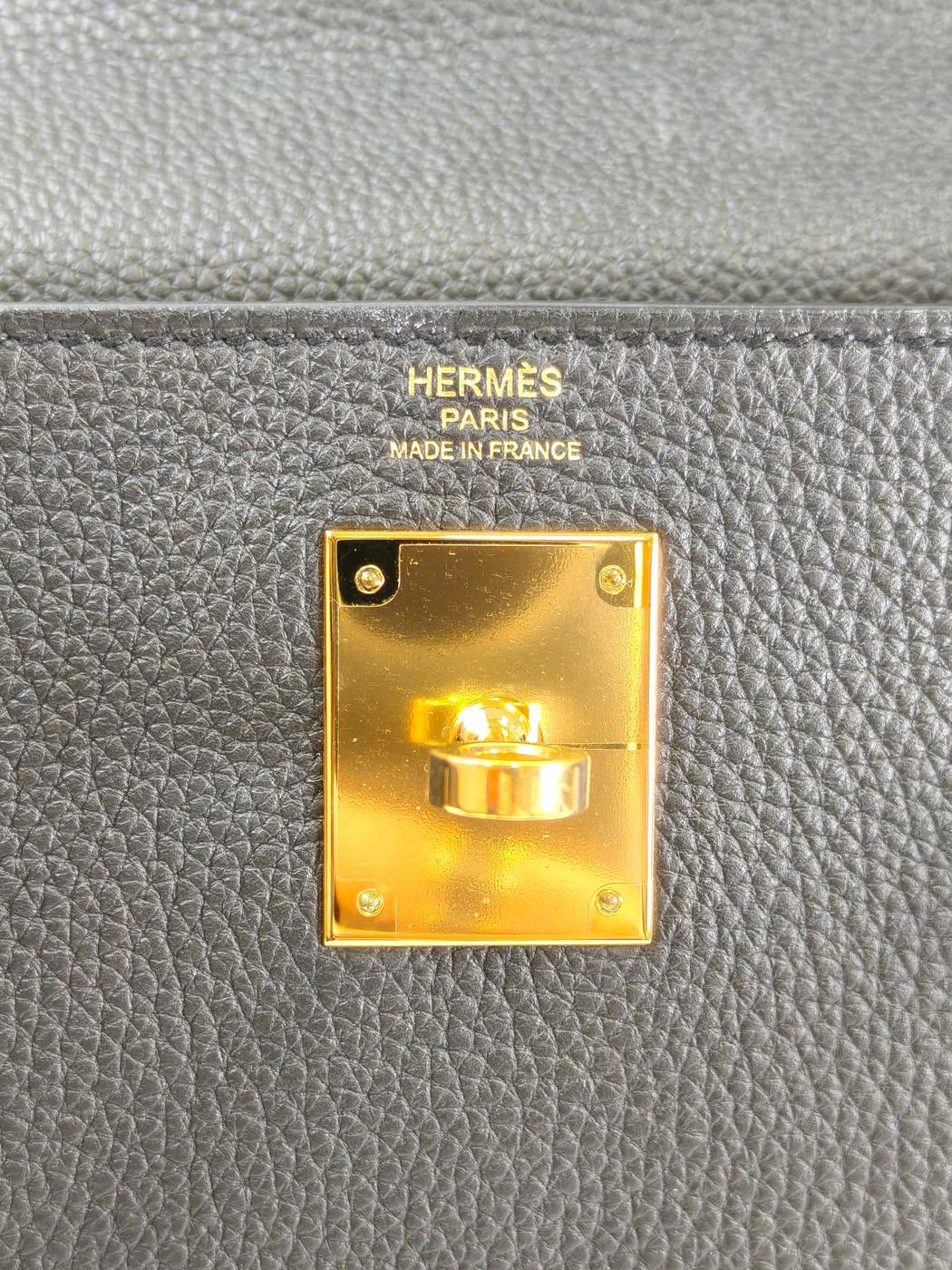HERMES 爱马仕 Kelly 28 A刻 黑色 管理编号：11417