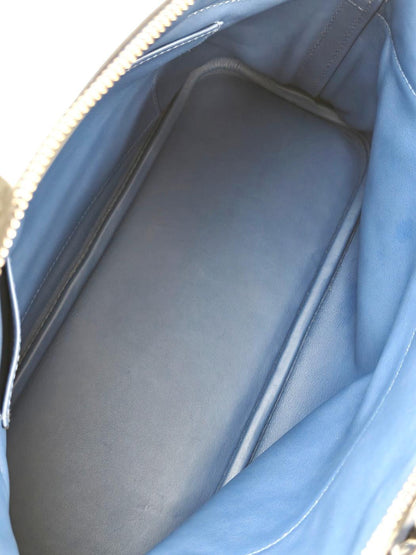 HERMES Bolide 31 Bleu Brighton Silver Hardware C-stamp Tote Bag Blue Product number: 11577