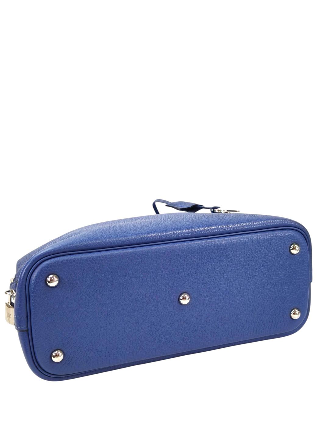 HERMES Bolide 31 Bleu Brighton Silver Hardware C-stamp Tote Bag Blue Product number: 11577