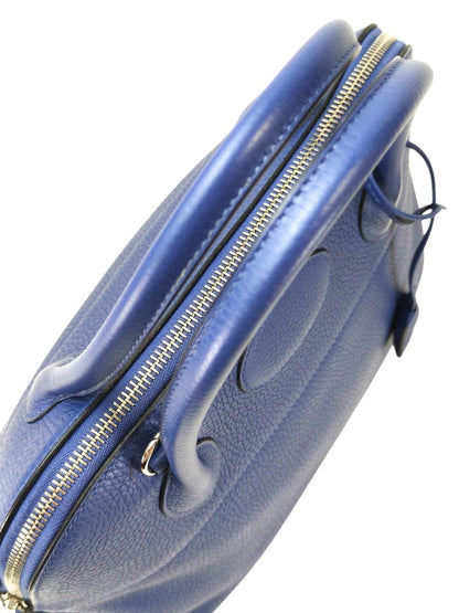 HERMES Bolide 31 Bleu Brighton Silver Hardware C-stamp Tote Bag Blue Product number: 11577