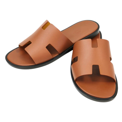HERMES Izmir Sandals Brown Reference Number: 11582