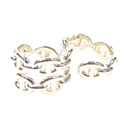 HERMES Chaine d'Ancre Enchainee Ring #53 (US 6.5) Silver Model number: 11619