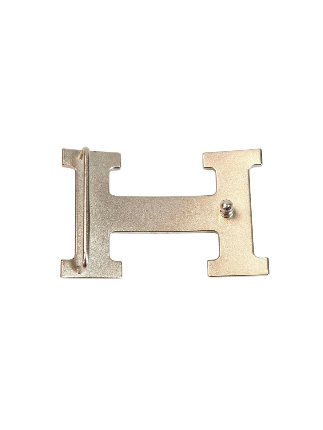HERMES 爱马仕 Constance H扣腰带扣 银色 商品编号：11644