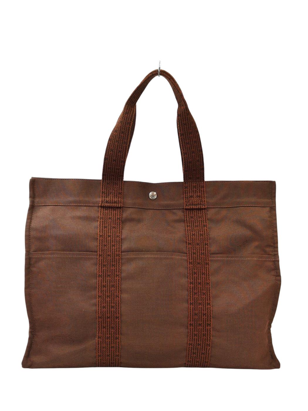 HERMES 爱马仕 Herline GM 托特包 棕色 管理编号：11684