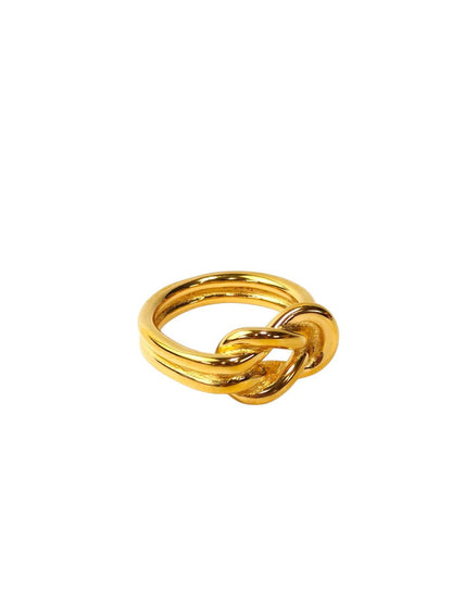 HERMES エルメス アタメ スカーフリング ゴールド スカーフリング 金 カレ90用 管理番号：11768