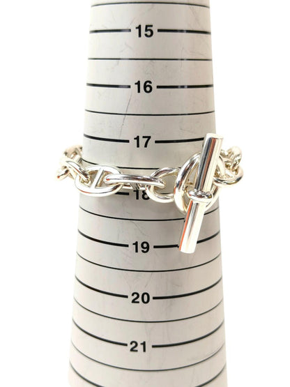 HERMES 蛇形链手链 TGM 12节 AG925 银色 管理编号：11860