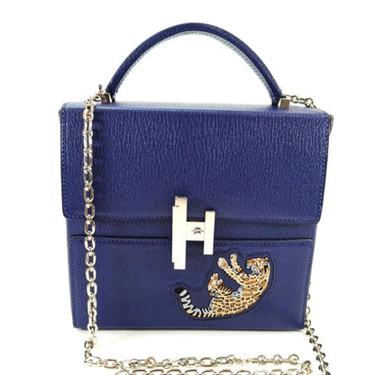 HERMES エルメス シネティック フェラシ 2way ショルダーバッグ ハンドバッグ 銀座限定 ネイビー 管理番号：2705
