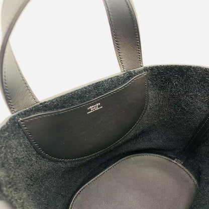 【新品同様】エルメス HERMES インザループ18 ブラック/シルバー トリヨン 未使用品 2024年 W刻印 管理番号：9164