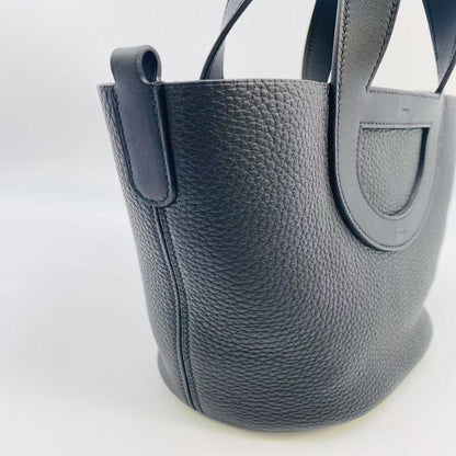 【新品同様】エルメス HERMES インザループ18 ブラック/シルバー トリヨン 未使用品 2024年 W刻印 管理番号：9164