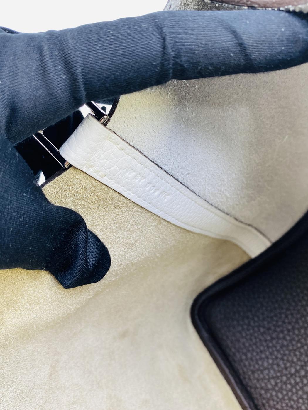 【新品同様】エルメス HERMES ピコタンロック 18 PM カザック ピコタン トリヨンクレマンス  シルバー金具 W刻印 管理番号：9165