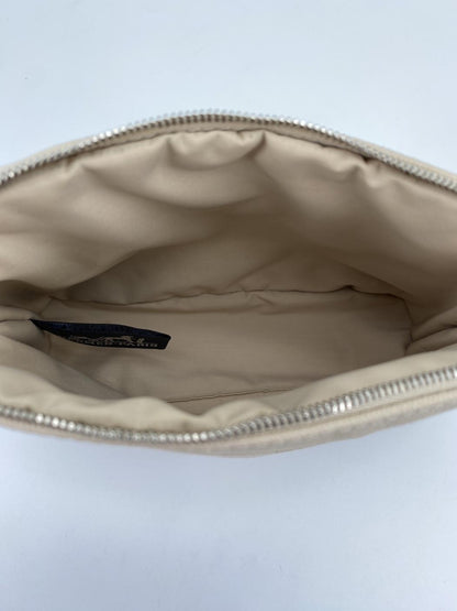 HERMES Bores Bores Pouch Canvas Beige Excellent Condition Vintage Authentic Item Control Number: 9269
