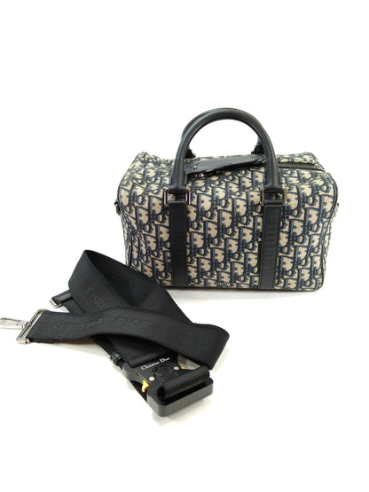 Christian Dior ディオール 2Way ハンドバッグ ショルダーバッグ DIOR LINGOT 26 トロッター シルバー金具 管理番号：10066