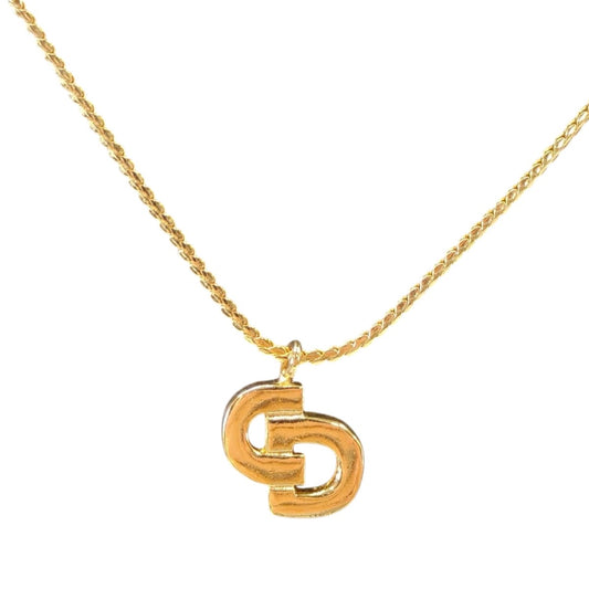 Christian Dior CD Logo Necklace Gold Control Number: 11095