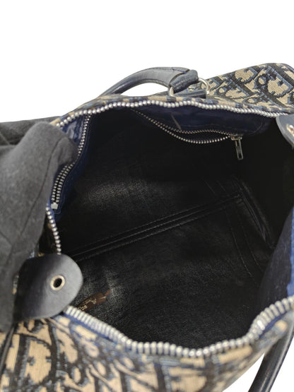 Dior 迪奥 Trotter 波士顿包 海军蓝 管理编号：11329