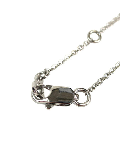 Dior Button Motif Necklace Silver Model Number: 11343
