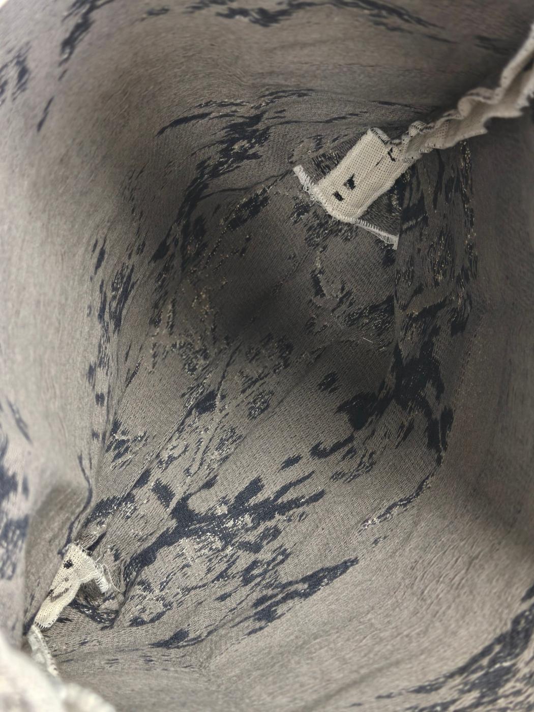 Dior 迪奥 赠品 帆布托特包 黑色×白色 管理编号：11467