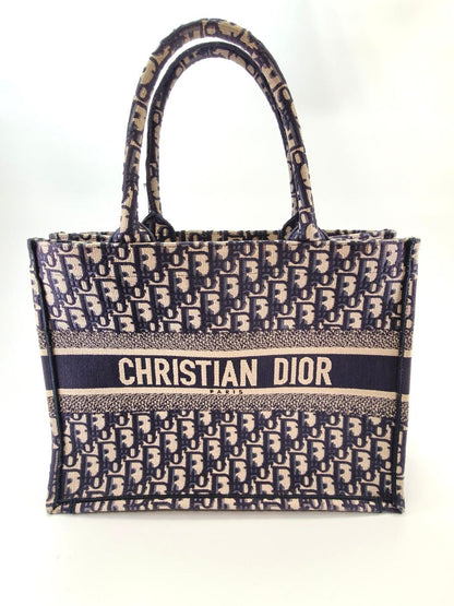 Dior ディオール トロッター ブックトート ミディアム M1296ZRIW_M828 トートバッグ ネイビー 管理番号：9988
