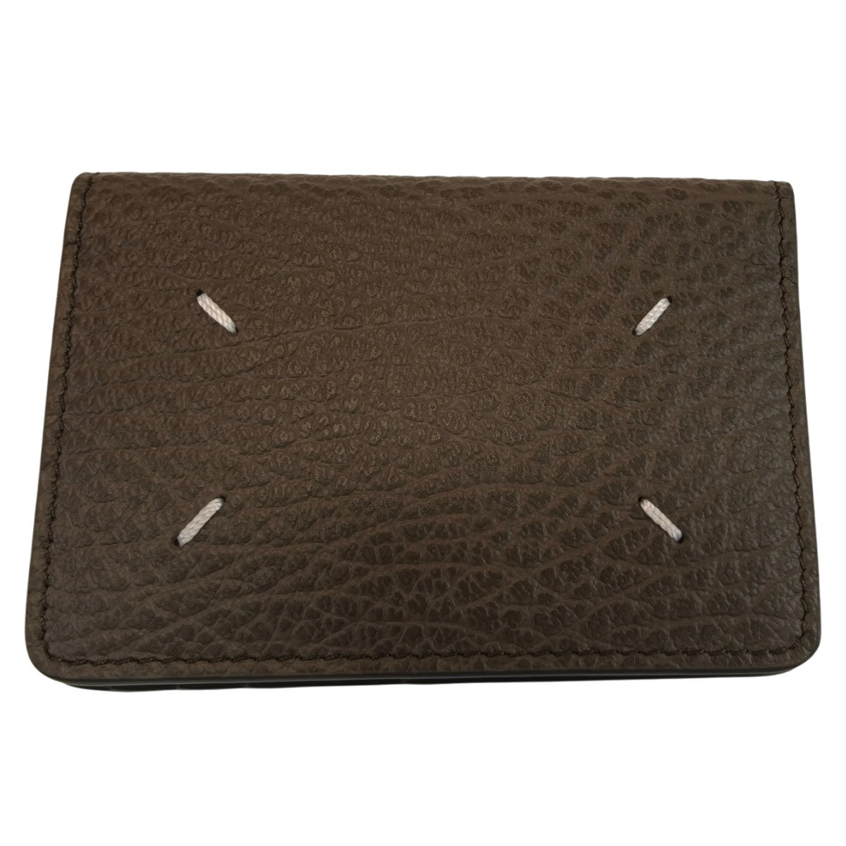 Maison Margiela Card Holder Slim 2，对折卡包，深灰色。参考编号：10304。