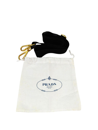 PRADA Canapa Tote Bag Black x Orange Reference number: 11391