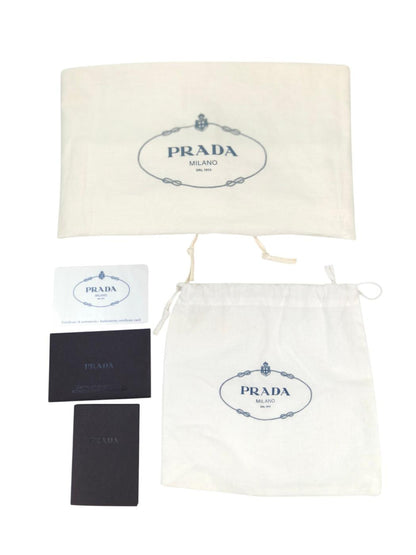 PRADA Canapa 2-Way Tote Bag Black Item Number: 11572