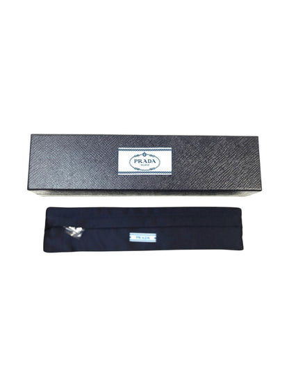 PRADA 普拉达 三角徽标手链 黑色×金色 管理编号：11706