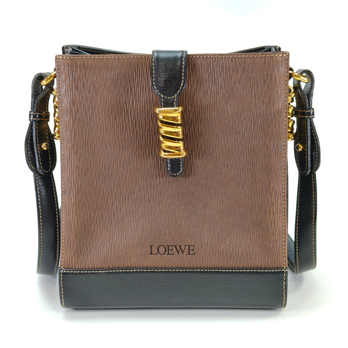 LOEWE ロエベ ベラスケス ポシェット ショルダーバッグ ブラウン 管理番号：10424