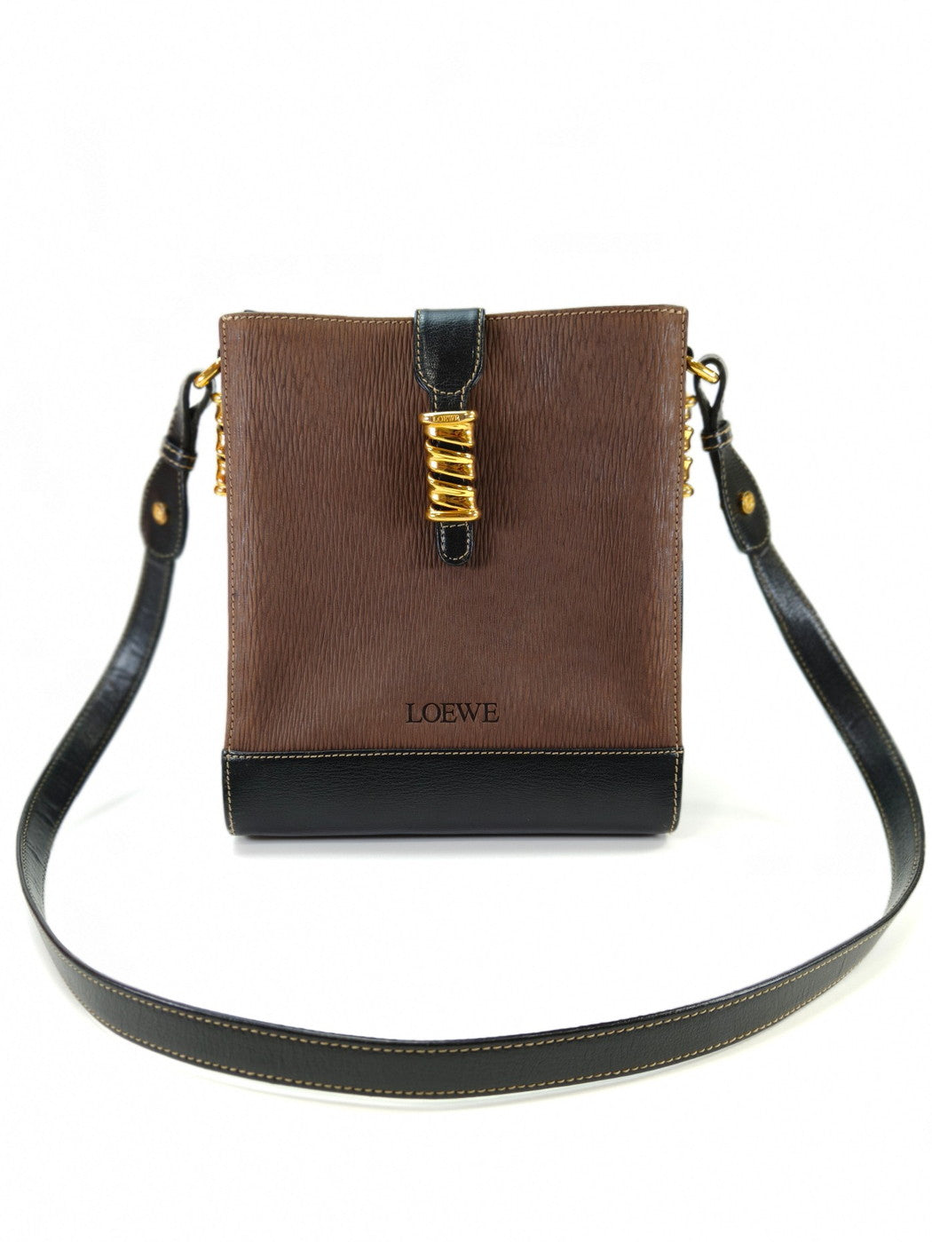 LOEWE ロエベ ベラスケス ポシェット ショルダーバッグ ブラウン 管理番号：10424