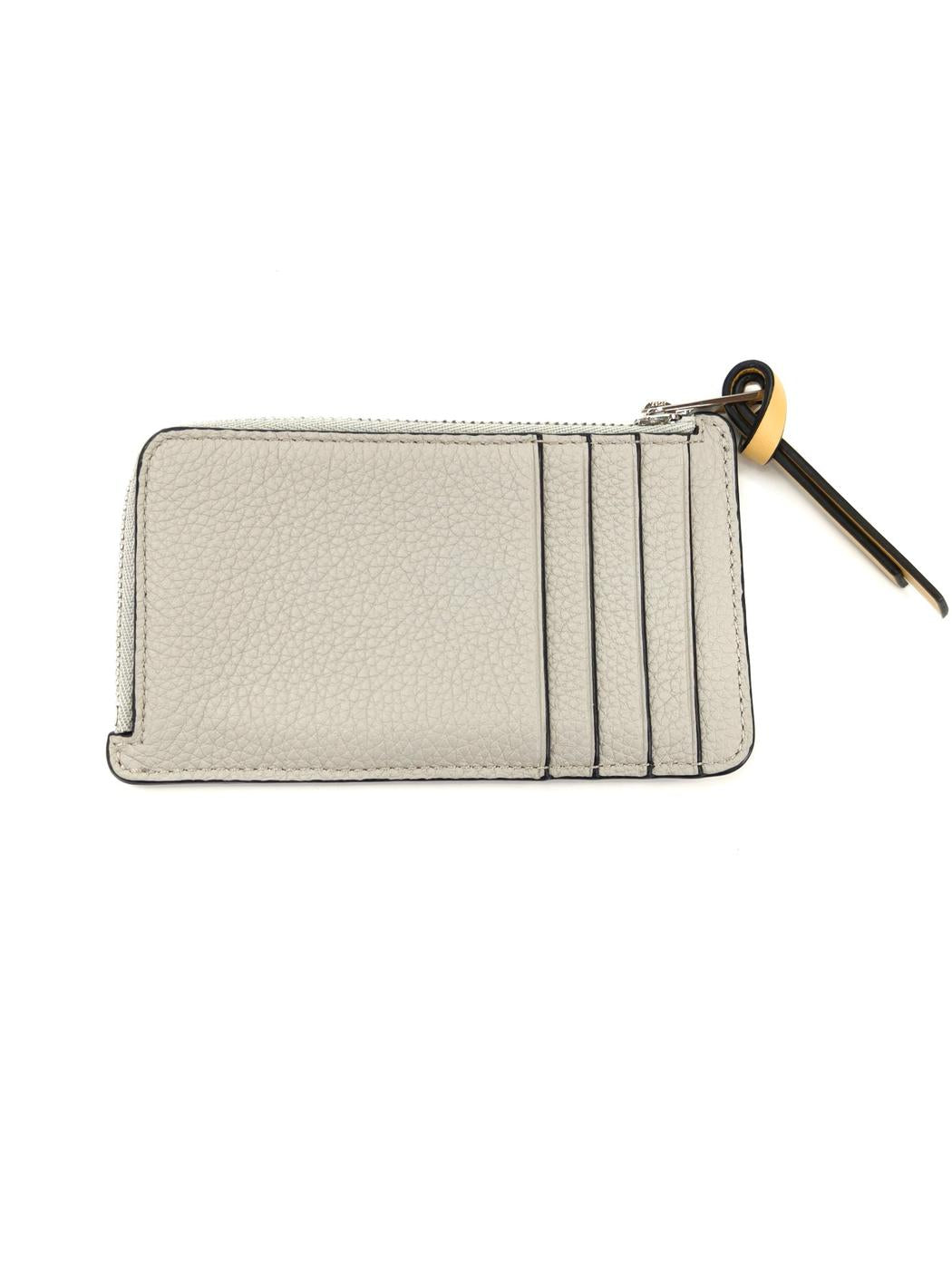 LOEWE ロエベ フラグメントケース カードケース コインケース グレー×カーキ 管理番号：10860
