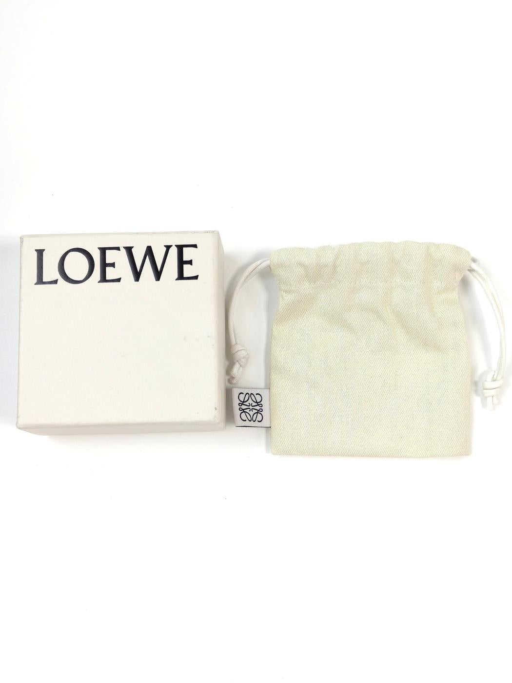 LOEWE ロエベ アナグラムロゴ キーホルダー シルバー 管理番号：11488