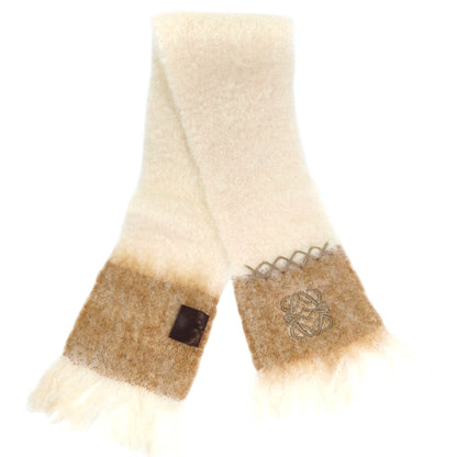 LOEWE Anagram Logo Embroidered Scarf White Reference number: 11614