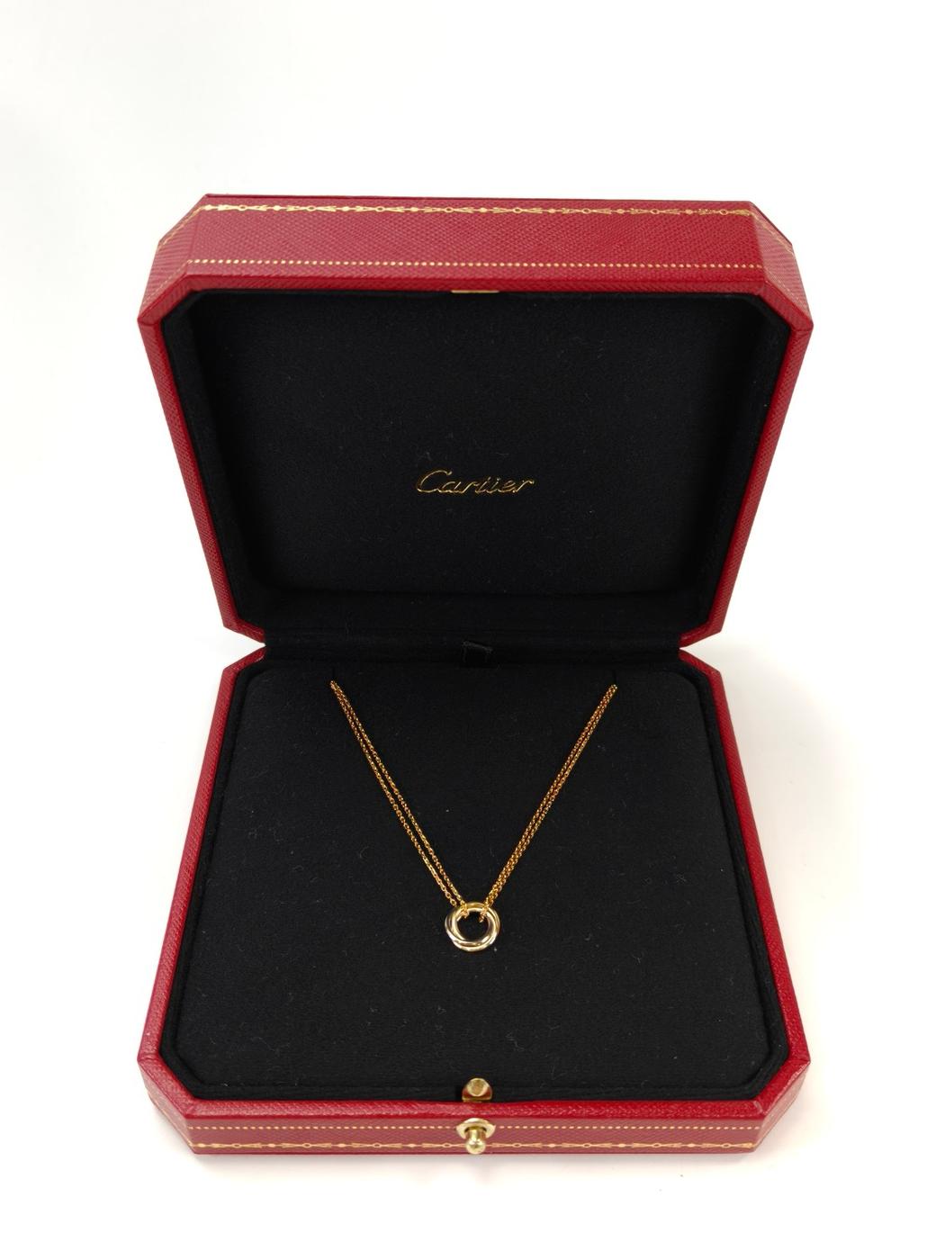 Cartier カルティエ スウィート トリニティ ネックレス ゴールド 管理番号：11005