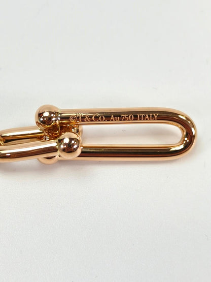 TIFFANY&Co. ティファニー ハードウェア リンク ペンダント ネックレス K18 ピンクゴールド 管理番号：10500