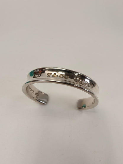 TIFFANY & Co. Tiffany 1837 Narrow Bangle Cuff Bracelet Silver Model number: 11177