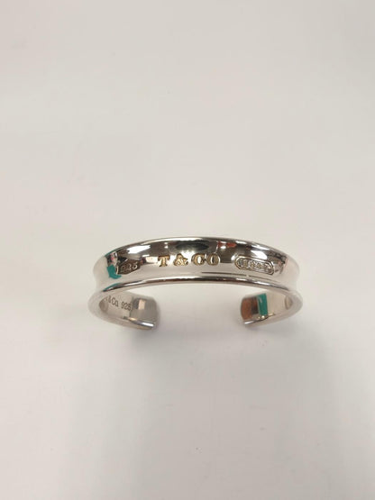 TIFFANY & Co. Tiffany 1837 Narrow Bangle Cuff Bracelet Silver Model number: 11177