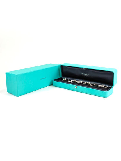 TIFFANY 蒂芙尼 HardWear 大号链环手链 银色 商品编号：11255