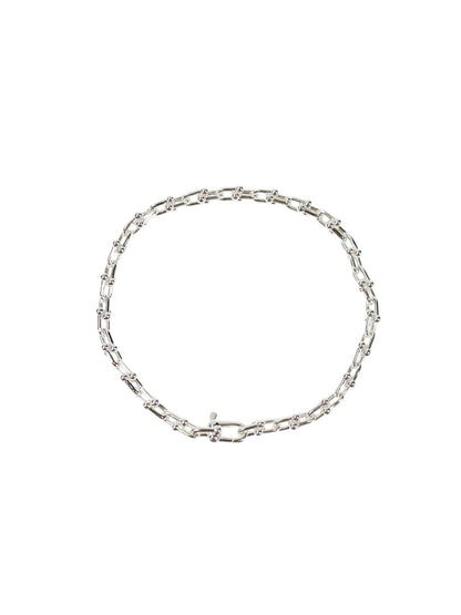 Tiffany Hardware Micro Link Bracelet Silver Product Number: 11390