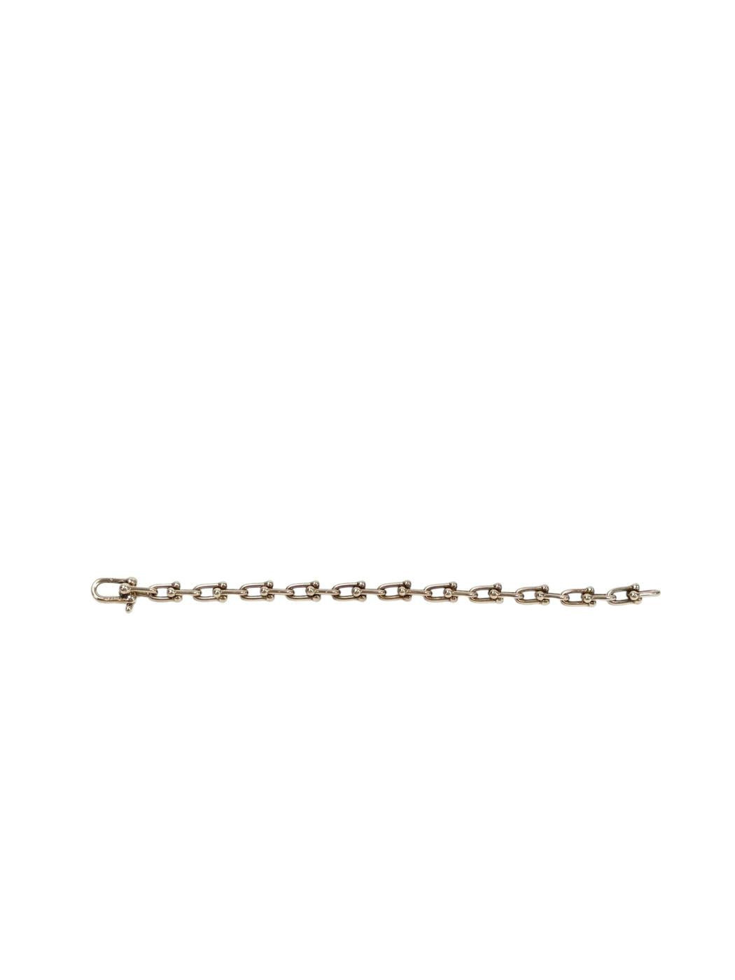 TIFFANY ティファニー ハードウェアスモールリンク ブレスレット シルバー 管理番号：11697
