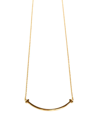 Tiffany & Co. T Smile 项链（小号），长度 40.6~45.7 厘米，18K 玫瑰金，管理编号：11748