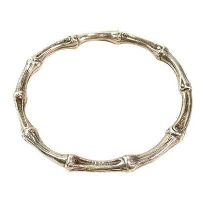 Tiffany & Co. 竹节手镯 银制 1996年 管理编号：11753