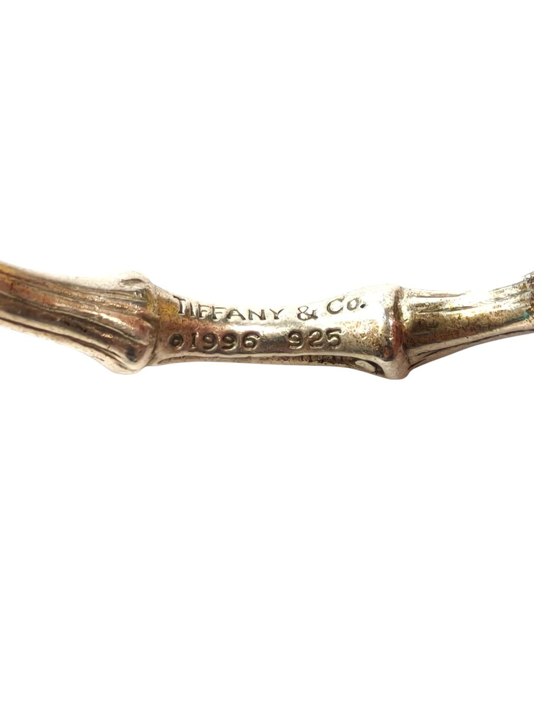Tiffany & Co. 竹节手镯 银制 1996年 管理编号：11753