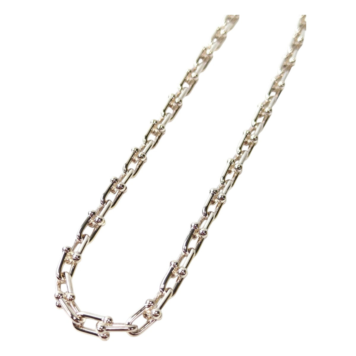 Tiffany & Co. HardWear 小号链环项链，925银/42.91g，银色，管理编号：11806