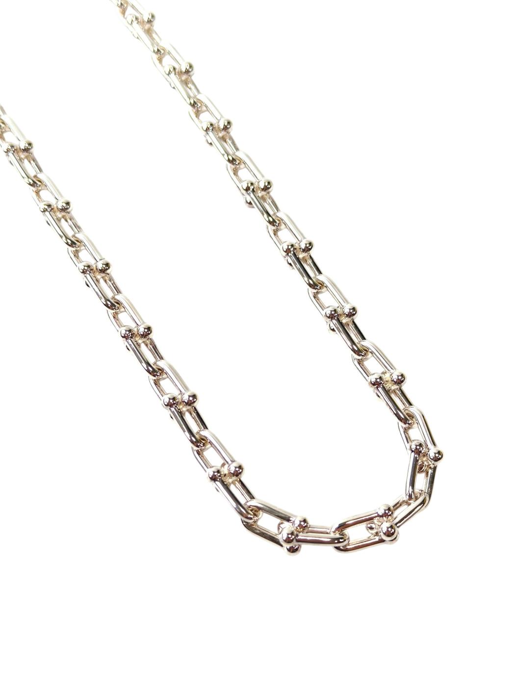Tiffany & Co. HardWear 小号链环项链，925银/42.91g，银色，管理编号：11806