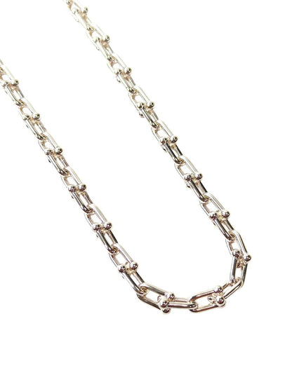 Tiffany & Co. HardWear 小号链环项链，925银/42.91g，银色，管理编号：11806