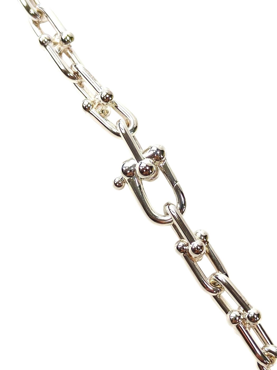 Tiffany & Co. HardWear 小号链环项链，925银/42.91g，银色，管理编号：11806