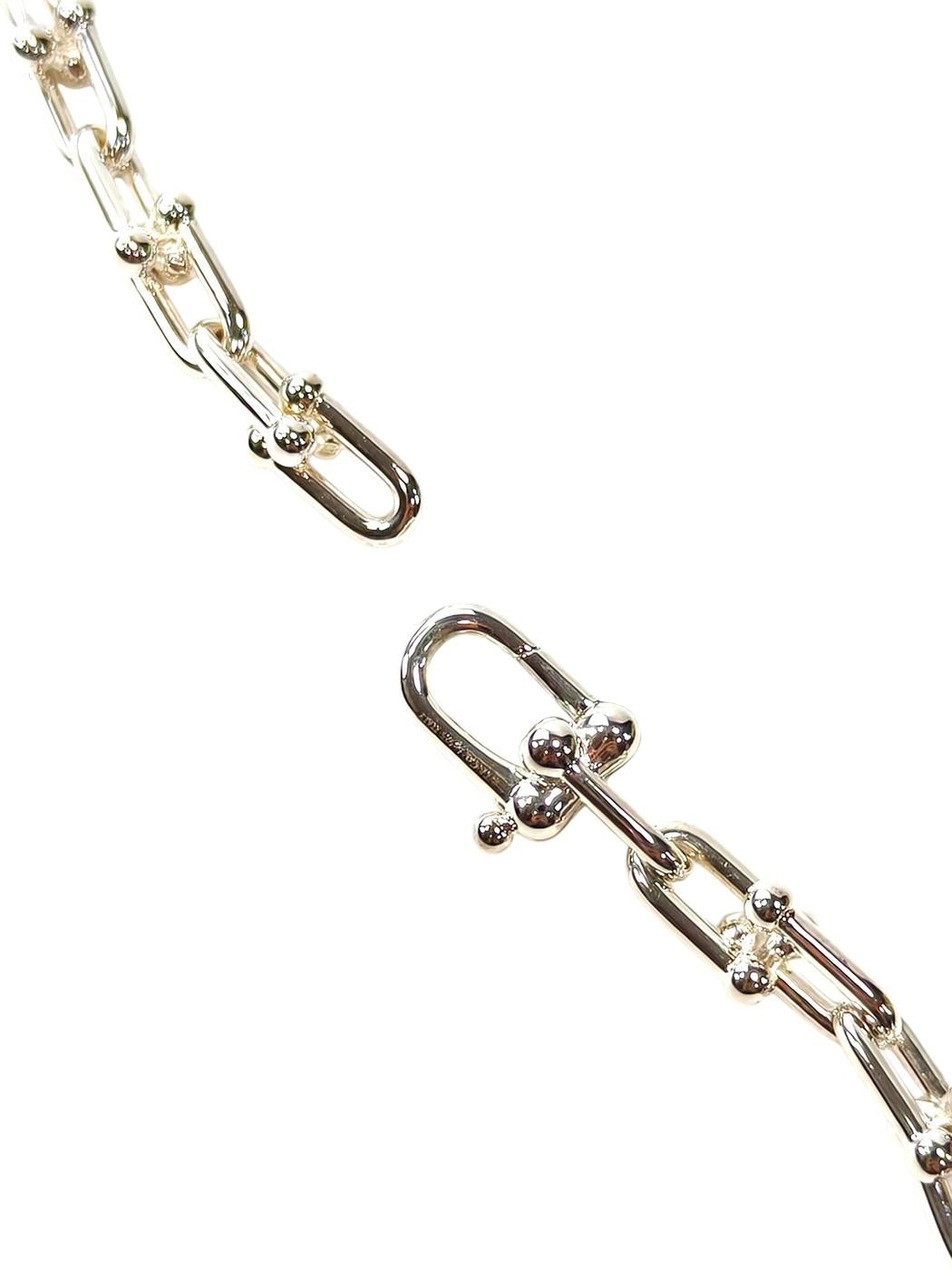 Tiffany & Co. HardWear 小号链环项链，925银/42.91g，银色，管理编号：11806