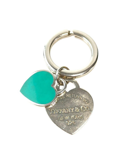 Tiffany ＆ Co リターントゥ ブルーハート キーリングSV925 キーホルダー 銀 管理番号：11807