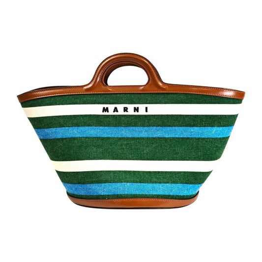 MARNI Tropicalia 2-Way Basket Bag Green Multi-color Item Number: 11419