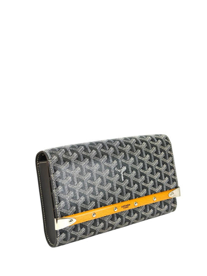 GOYARD 戈雅 蒙特卡洛 PM 两用手拿包 单肩包 灰色 商品编号：11364